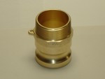 Cam & Groove Fittings Brass Type F Adapter