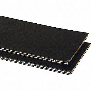2 Ply 150 1/32 X 1/32 Heavy Black Conveyor Belt