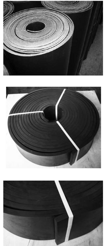 SKIRTBOARD RUBBER BLACK 1000 PSI TENSILE