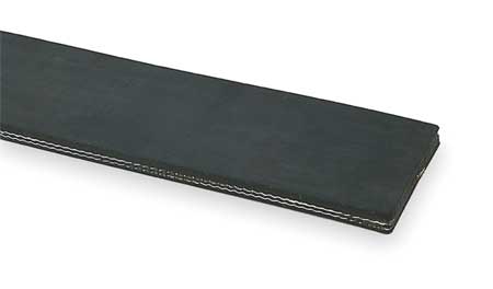 2 Ply 220 3/16 X 1/16 Heavy Black Conveyor Belt
