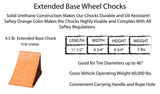 Urethane Wheel and Tire Chocks
