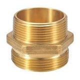 Hydrant Adapters - Brass Hex Nipple Style