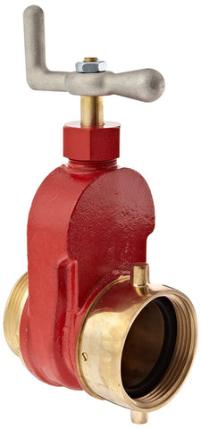 Hydrant Gate Valve, Brass Single