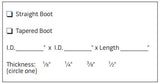 Concrete Loading Boots
