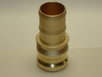 Cam & Groove Fittings Brass Type E Adapter X Hose Shank