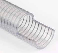 Springflex Hose, Clear PVC with Steel Wire